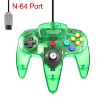 N64 컨트롤러 게임 패드 조이스틱 조이패드 클래식 콘솔 긴 유선 포트 투명, 7, 협력사
