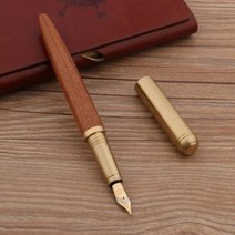 만년필 고품질 나무 잉크 펜 로즈 우드 황동 스핀 0.7mm 펜촉 변환기, 초콜릿, 3.0