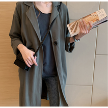 심플 데일리 여성 3컬러 무지 베이직 린넨 자켓