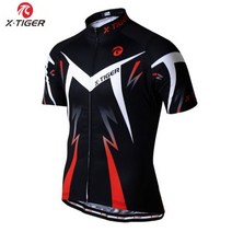 X TIGER 사이클링 저지 맨 마운틴 바이크 의류 퀵 드라이 레이싱 MTB 자전거 의류 유니폼 Breathale Cycling Clothing Wear, 05 XL, 02 XM-DY-01302