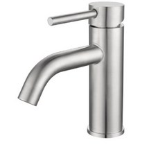 준앤코 스테인리스 원홀 세면대 수전 세면수전 욕실 화장실 수도꼭지 무광 니켈 대붙이, 5개