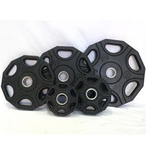 [동화스포츠] 아메리칸 12각 원판 6홀 블랙 2.5kg 5kg 10kg 15kg 20kg (1개씩판매), 2.5kg1개, 1개