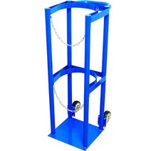 이동형 고압가스 거치대 가스통 고정 장치, 블루 A