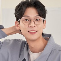 블루래빗 남여공용 자외선 블루라이트차단 아넬형 판토 뿔테안경