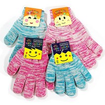 [문구조아] 보아스 색사 장갑 목장갑 체험학습 유아용면장갑 5~7세용 하늘, 8개
