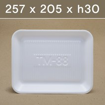 패키지요 스티로폼 사각트레이 88호 600개
