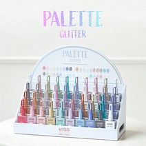 코코네일 키스뉴욕 젤프로 팔레트 글리터젤 40종세트 + 진열렉 + 차트판 증정, [코코네일]키스뉴욕 글리터젤40종+진열렉+차트판