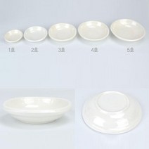 MM 플라스틱 접시 멜라민 원형 앞접시 반찬그릇 사라 1개, KJ멜라민 뱅뱅쿠프5호