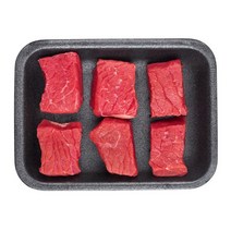 헬스꼬기 지방제한 소고기 우둔살, 10개, 100g, 스테이크 2cm