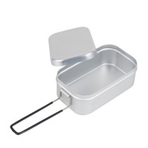 CAMP 캠핑 스틸 반합 도시락 군용 라면 냄비 코펠, 2-캠핑반합-1000ml