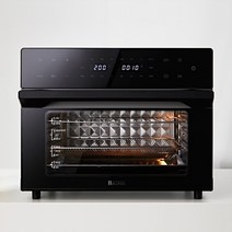 코아존 벨란조 대용량 풀스텐 에어프라이어 30리터 올스텐에어프라이어 304스테인레스 명품요리의 필수품 제빵기 식품건조기 감자튀김 바베큐 더블히팅 듀얼쿡 전기오븐 로티세리 튀김기, 코아존 에어프라이어(블랙)