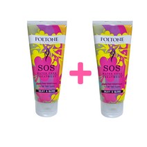 노워시 씻지않는 단백질 트리트먼트 헤어팩 폴톤 SOS 200ml x2개 바르는 헹구지않는 트리트먼트 헤어크림