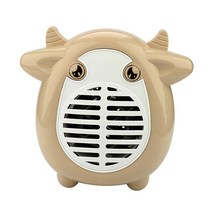 곱창난로대형업소용돈풍기공업용산업용난방기히터귀엽고 창조적인 방 히터 400W 휴대용 소형 난방 책상, 03 다크 카키_03 UK