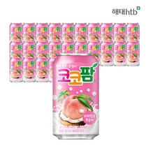 코코팜 피치핑크 340ml캔 24입, 단품