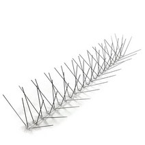 비둘기퇴치 아파트비둘기 난간비둘기퇴지 50/43cm 스테인레스 스틸 버드 가시 정원 과수원 울타리 스파이크, 03 25cm