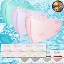 50매입 국산100% 새부리형 라이트핏 블레스 썸머컬러마스크(MB필터적용)(대형 중형), 50매 라이트핏 퍼플, 대형 (공산품)