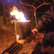 우기마켓 국내산 참나무 장작 10kg 통나무 스토브 소 중 대 캠핑 장작 불멍 통나무화로, 통나무 스토브_중