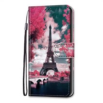 원목 캣 타워 워커 캣폴 LG G9 벨벳 지갑 카드 포켓 보호 커버 D08F 귀여운 케이스, [02] For LG G9 Velvet, [01] P Tower Bridge