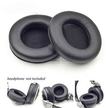 파이오니아 dj Pioneer hdj1000 hdj1500 hdj2000 hdj 2000 1000 1500 dj 헤드폰 용 고품질 이어 패드 쿠션 이어 패드 커버 귀마개 호환, 검은색