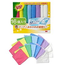 3M 행주 주방 크로스 극세사 16매 스카치브라이트 KPF-11 16P A, 1개
