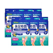 휴족시간 지압자극시트 4매입 x 6개 / 발바닥패치 힐링패치, 1.휴족시간 지압자극시트 4매입
