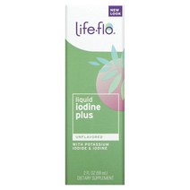 Life-flo 액상 요오드 플러스 요오드화 칼륨 & 함유 무맛 59ml(2fl oz)