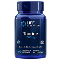 Life Extension 라이프익스텐션 Taurine 1000mg 타우린 90정 베지캡슐