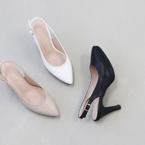 베이직 가보시 슬링백 힐 (8.5cm)