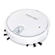 무선 진공 미니 청소기 5인 1 무선 진공 청소기 LED 분위기 조명 조용한 가습, 01 white