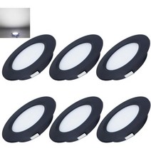 RV 언더 캐비닛 전등 기구 모터 홈 여행 트레일러 캠핑카 12 V 매립형 조명 볼트 천장 LED 3W, Warm White 3000K