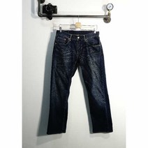 리바이스 블루 데님 스트레이트진 남자 6500
