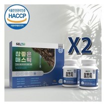 [셀스] 참좋은 그리스 키오스 매스틱 검 위영양제 (600mg*90정 x 2통) X 2세트 (총 360정) (업체별도