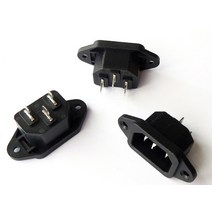 3P IEC 320 C14 수 플매트 카펫 러그 패널 전원 인렛 소켓 커넥터 AC 250V 10A 5 개, 한개옵션0
