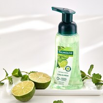팜올리브 항균 핸드워시 250ml 라임앤민트 버블워시 손세정제 거품비누 정식수입, 3개