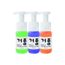 거품물감 150ml 스노우키즈 핑거페인트 거품놀이 버블물감 버블놀이 촉감놀이 형광놀이 형광물감 미술놀이 물감놀이, 거품150B