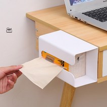 KHP683291키친타올 DD-10535 스토리지 주방 부착 홀더 티슈, 화이트, 1개