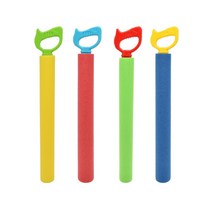 워터파크 손잡이 물총(특대형 52cm) 스펀지물총 스폰지 물놀이 축제, 4개 1세트