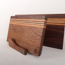 스트라이프 월넛 원목 나무도마 주방 원목도마, L(500x270x40), 월넛직선형(+23000), 355ml(+18000)