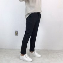 피그민트 핏좋은 데일리 9부 스판 밴딩 슬랙스 팬츠 3XL까지