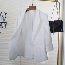 여성 면마 자켓 심플 무지 봄 여름 가을 여자 긴팔 재킷 상의 women linen jacket XK0448