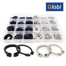 글로비 C형 혼합 스냅링 24종 900pcs 세트, 1개