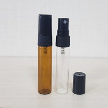 스윗바틀 향수공병, 100개, ③5ml 갈색유리병/블랙캡(불투명 블랙)