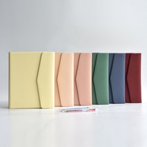 클러치스타일 20공 다이어리 커버 바인더 (내지포함 X/A5 사이즈), 5. 스모키블루