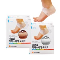 아요델 닥터스케어 실리콘 풋패드 1+1 (살구/반투명), 반투명+살구