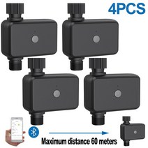 wifi 급수 타이머 ip55 자동 물방울 관개 정원 물 컨트롤러 밸브 google 보조 스마트 홈 알렉사 블루투스, 협력사, 4 시간