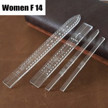 가죽 공예 도구 투명 아크릴 시계 스트랩 템플릿 홈 DIY 용품 금형 남녀 공용, 07 WOMEN-F14-1SET