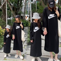 윤지몰 맘커플룩 롱트임 원피스 여아 엄마랑 편한치마