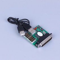컴퓨터 PC 진단 카드 USB 엽서 메인보드 분석기 테스터 노트북 액세서리, [01] Black, 01 Black