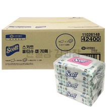 유한킴벌리 스카트 물티슈 캡형, 70매입, 24팩