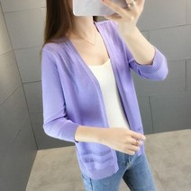 여성가디건 새로운 2022 가을 여름 카디건 여성 속이 빈 목도리 니트 스웨터 여성 카디건 여성 얇은 자켓 코트 숙녀 반바지